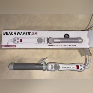 BEACHWAVER S1.25 Ceramic Rotating Curling Iron - White & Gray